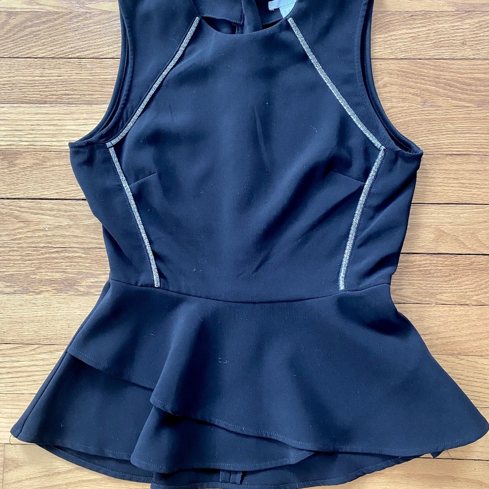 Excellent Condition H&M Sleeveless Black Top Size 8